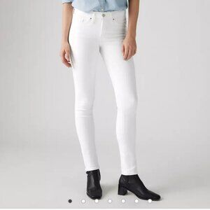 Levi's 311 Shaping Skinny Women's Pants, Soft Clean White Wash, Size 27W x 30L